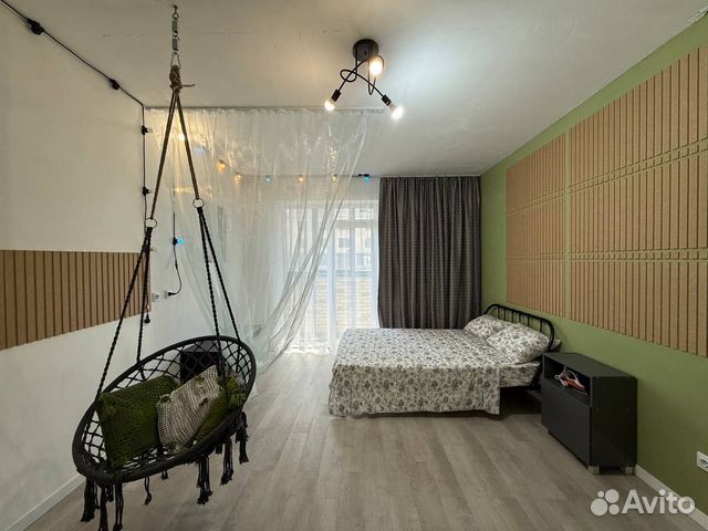 

Квартира-студия, 35 м², 2 кровати