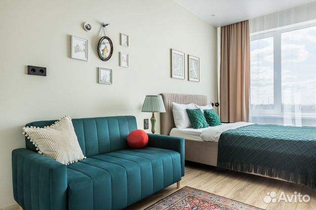 

Квартира-студия, 30 м², 3 кровати