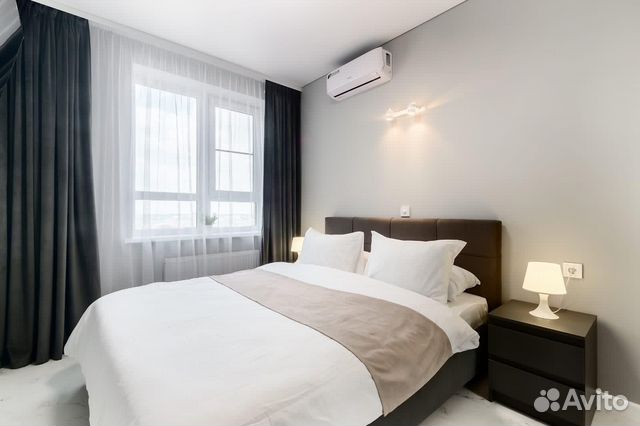 

1-к. квартира, 45 м², 2 кровати