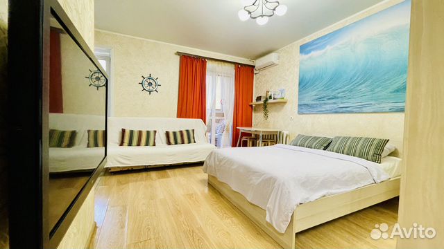 

Квартира-студия, 34 м², 2 кровати