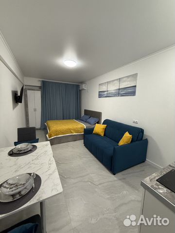 

Квартира-студия, 25 м², 2 кровати