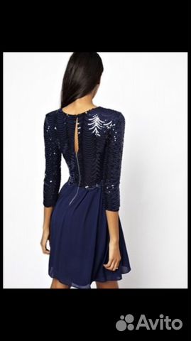 Вечернее выпускное черничное платье бренда tfnc Вечернее выпускное черничное платье бренда tfnc