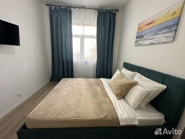 

1-к. квартира, 42 м², 2 кровати