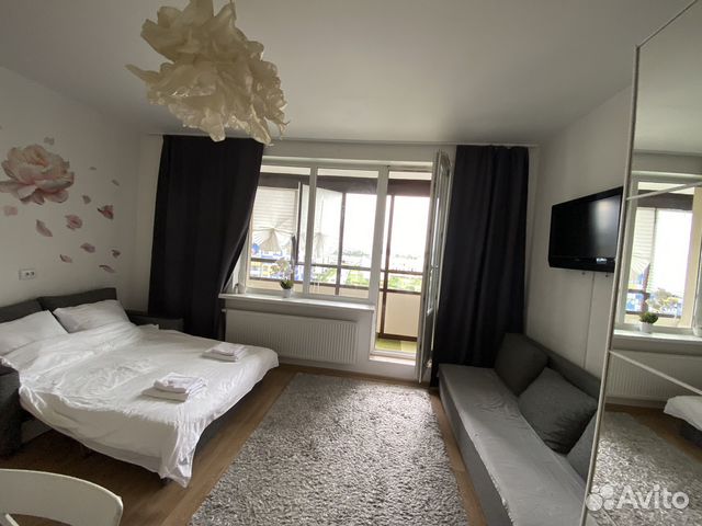 

Квартира-студия, 25 м², 3 кровати