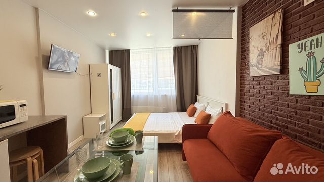 

Квартира-студия, 25 м², 2 кровати