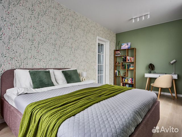 

1-к. квартира, 43 м², 2 кровати