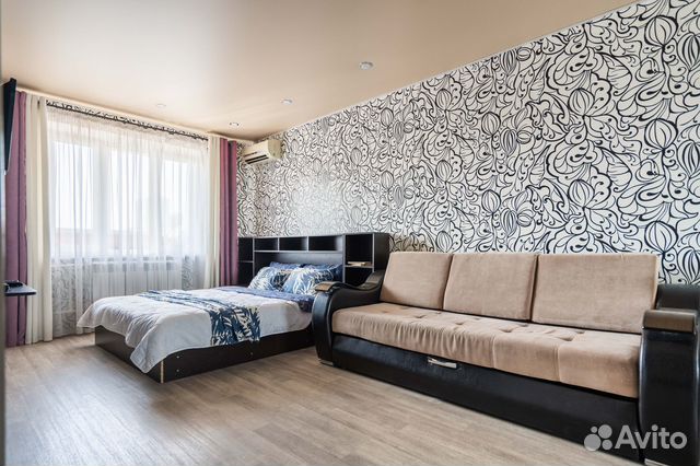 

1-к. квартира, 45 м², 2 кровати