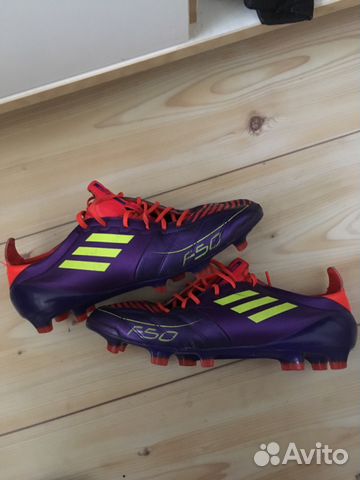 Проф-ые бутсы Adidas F50 adizero кожаные