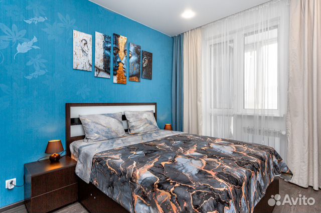 

1-к. квартира, 40 м², 2 кровати