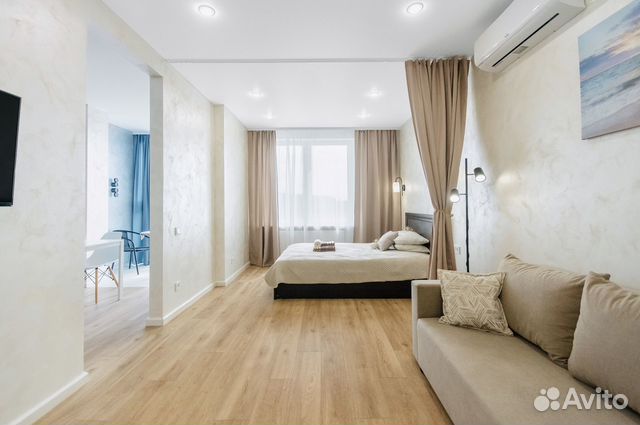 

1-к. квартира, 38 м², 2 кровати