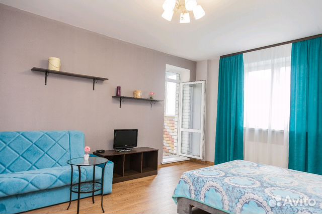 

Квартира-студия, 35 м², 2 кровати