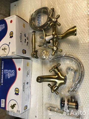 Комплект смесителей Бронза Италия Оригинал
