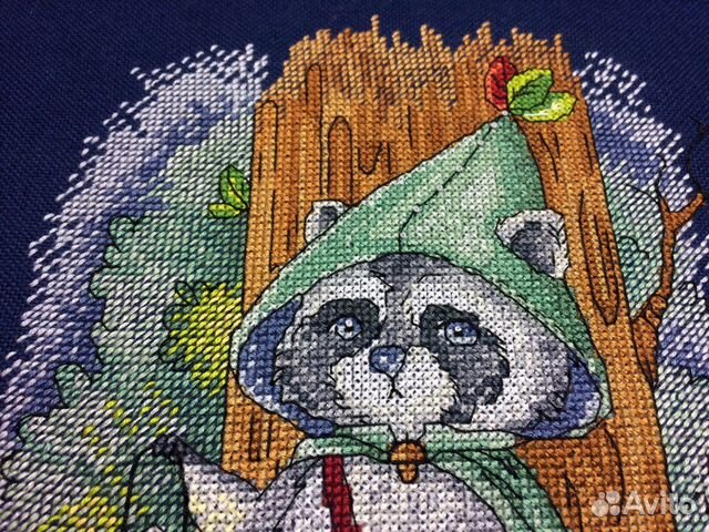 Картина вышитая крестом 