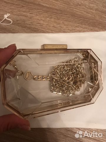 Сумка клатч Juisy Couture прозрачная