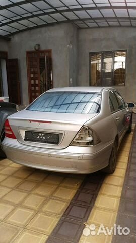 Бампер задний мерседес w203