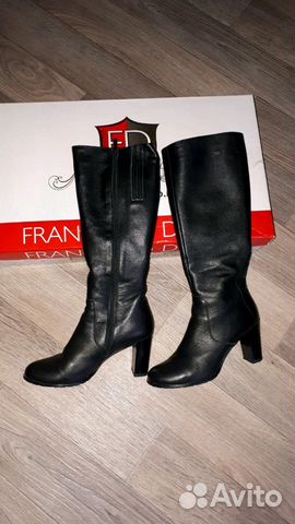 Сапоги демисезон Francesco Donni, р.39, кожа Сапоги демисезон Francesco Donni, р.39, кожа