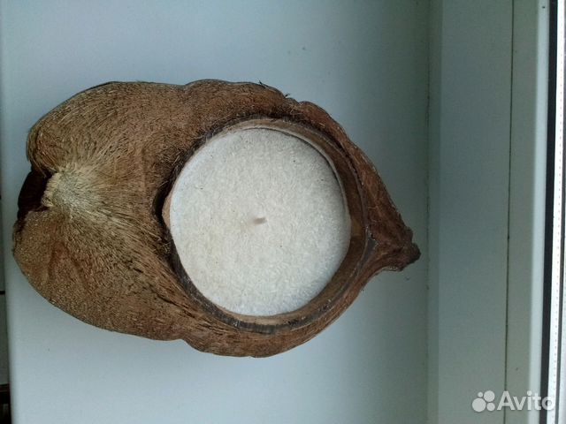 Подсвечник ручной работы из плода экзотического ра