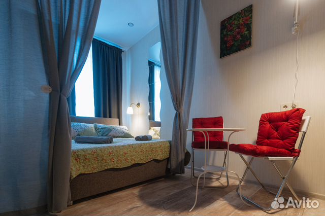 

Квартира-студия, 15 м², 1 кровать