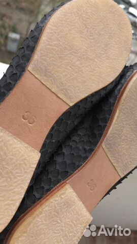 Балетки натуральная кожа питона черные Балетки натуральная кожа питона черные