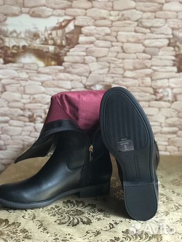 Сапоги демисезонные Tommy Hilfiger 40-41 р. 27 см