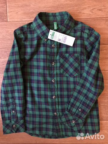 Рубашки Benetton 4-5 лет HM новая 6-7лет