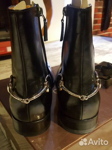 Новые мужские оригинальные сапоги Gucci Новые мужские оригинальные сапоги Gucci