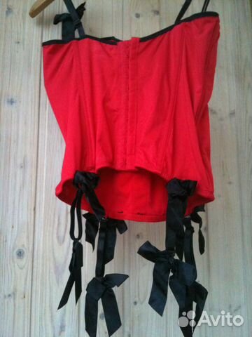 Корсет с подвязками 34С новый