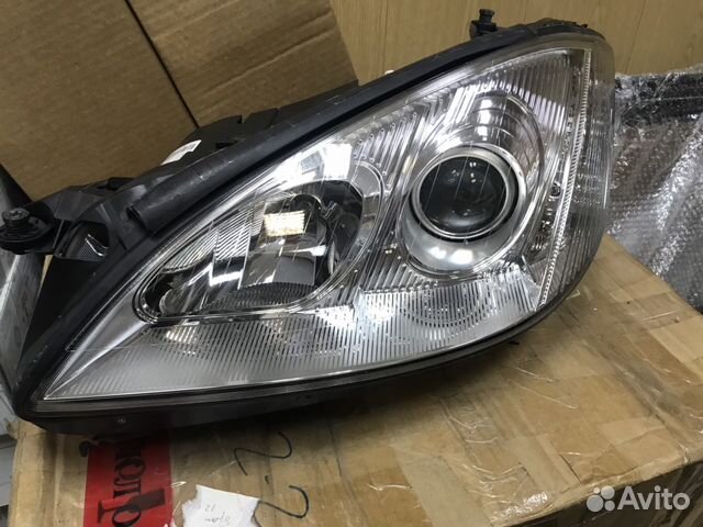 Фара левая на Mercedes S class 221(Галоген)
