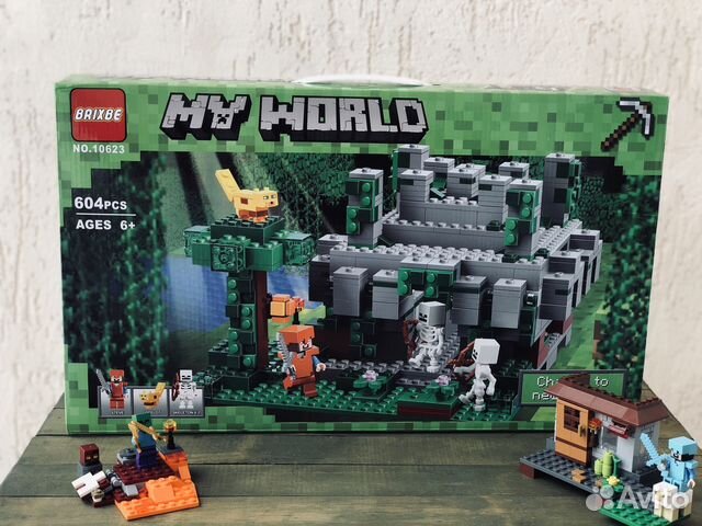 Конструктор Brixbe Майнкрафт (аналог lego 21132)