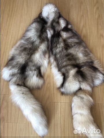 Палантин песцовый,бархатный жакет