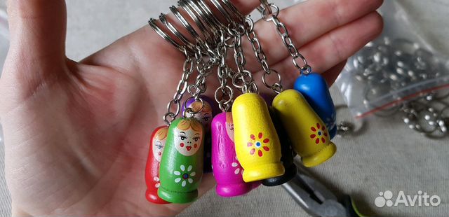 Брелки-матрешки