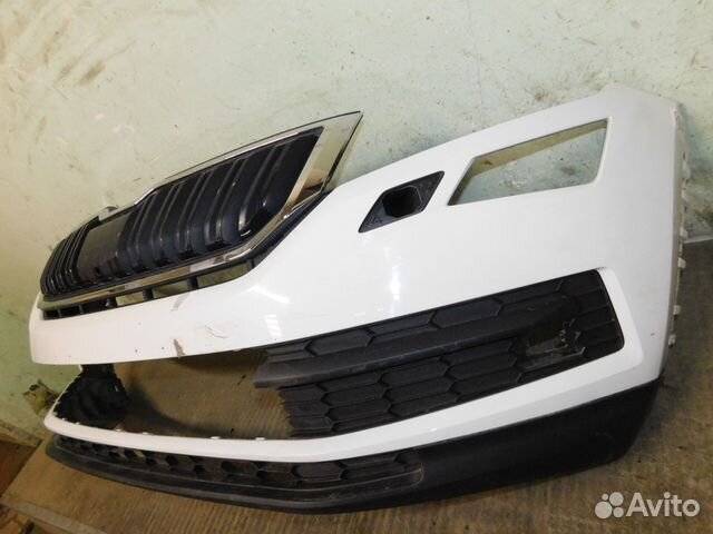 Бампер передний Skoda Kodiaq 2017