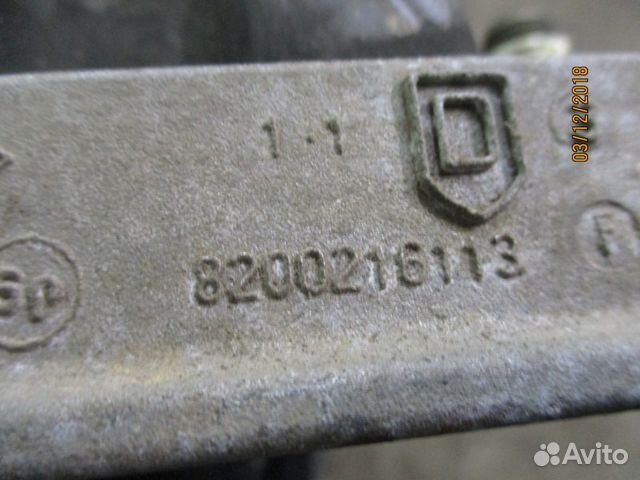 Кронштейн опоры кпп Renault Logan 1