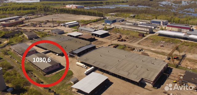 Складское помещение, 1030.6 м² Складское помещение, 1030.6 м²