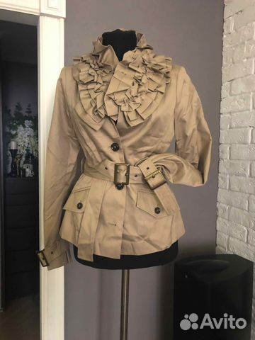 Новый Пиджак тренч плащ Topshop