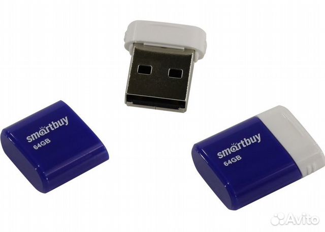 Флешка smart BUY 64GB lara синяя USB