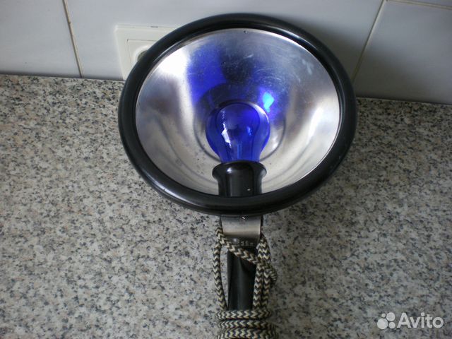 Синяя лампа (рефлектор Минина).банки медицинские