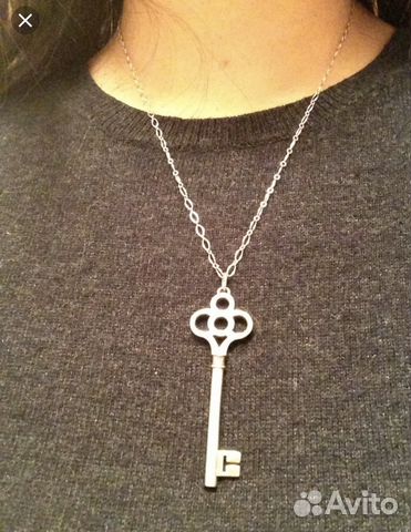Подвеска crown key Tiffany, оригинал Подвеска crown key Tiffany, оригинал
