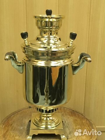 Самовар угольный на дровах 4-5 л Тулпатронзавод Самовар угольный на дровах 4-5 л Тулпатронзавод