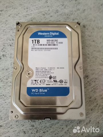 Жёсткий диск WD Blue 1Tb 3.5