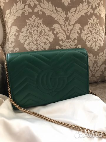 Gucci GG Marmont chain wallet Сумка оригинал новая
