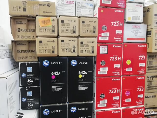 Оригинальные картриджи. Список