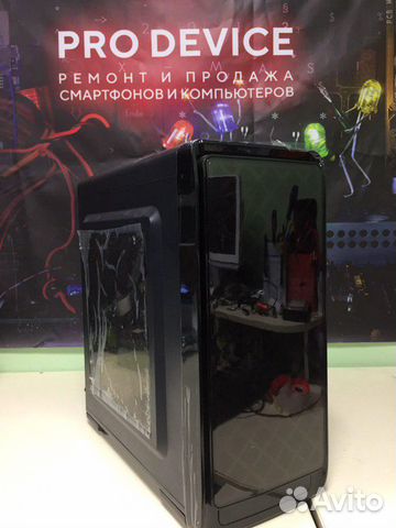 Игровой компьютер Ryzen2600/GTX1050ti/8GB/500GB