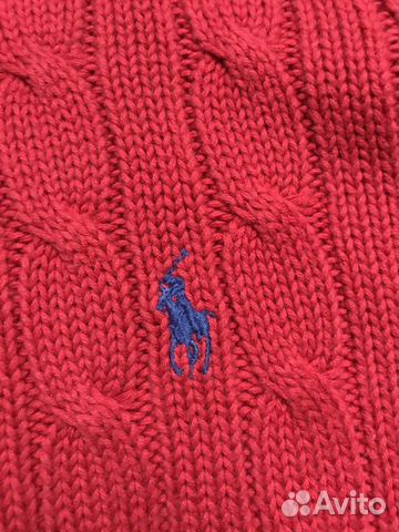 Ralph Lauren polo свитер вязаный красный M
