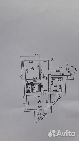 2-к квартира, 68.3 м², 3/9 эт.