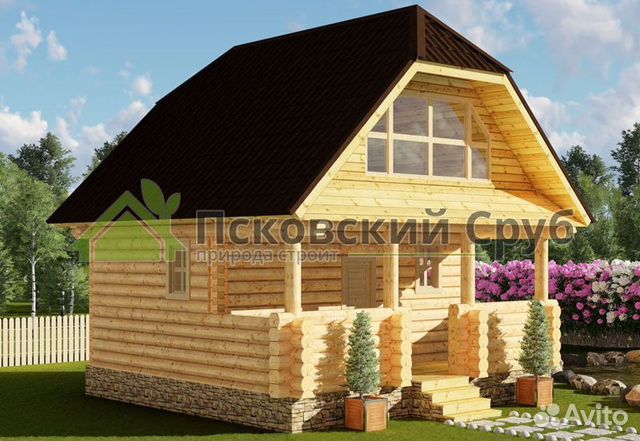 Сруб дома