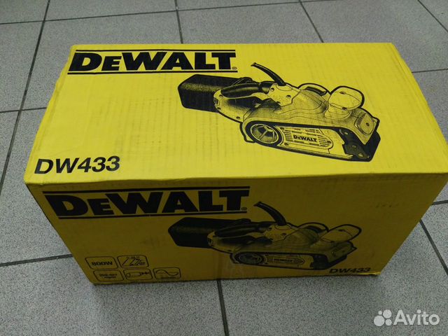 Ленточная шлифмашина dewalt DW433 (новая)