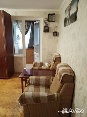 1-к квартира, 38 м², 1/4 эт.