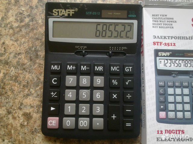 Калькулятор STF-2512 для школьника