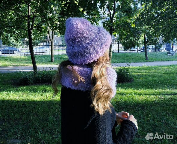 Вязаные шапка и снуд ручной работы Вязаные шапка и снуд ручной работы